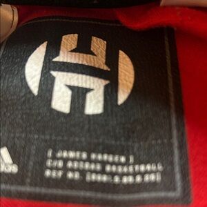 Adidas Red Basketball Jersey with Logo